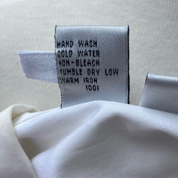 VTG Rafaella Shirt Sz L Cute Cats Holiday Christmas White Embroidered Button Up - Picture 12 of 13